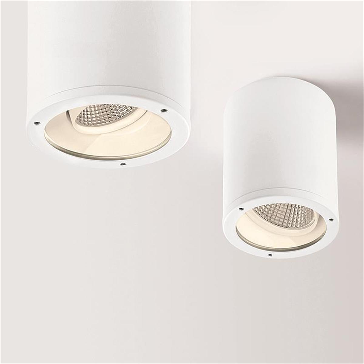 Super Swivel, IP65 ytmonterad downlight, ställbar 20° och roterbar 180°.